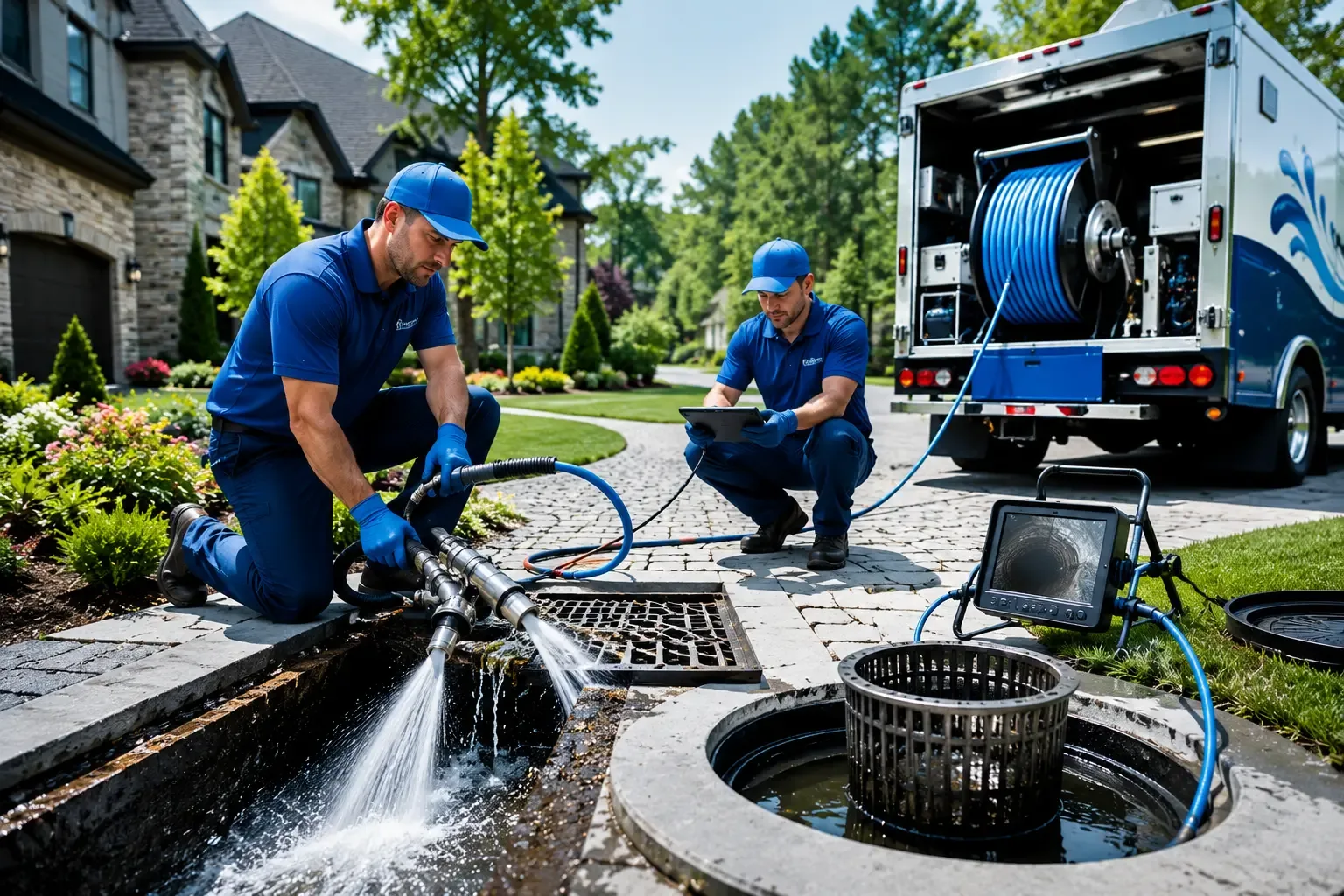 Local outdoor drain cleaning professionals in Newington, GA